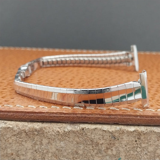 1/2" Ladies 10k White Gold-Filled JB Champion 1960s Unused Vintage Watch Band