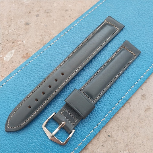 5/8" Long Gray Calfskin Leather Unused nos 1950s-1960s Vintage Watch Strap