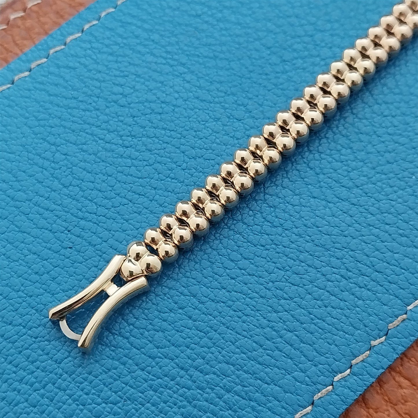 Gold-Filled JB Champion Dixie Rose Expansion Unused Vintage Cocktail Watch Band