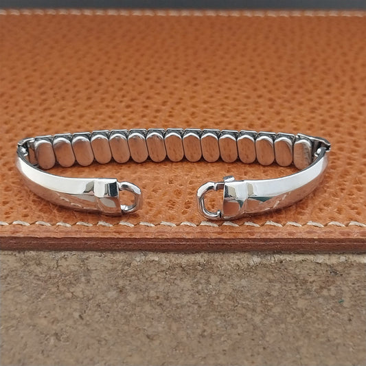 White Gold-Fill Ladies Champion Virginia Lee Unused Vintage Cocktail Watch Band