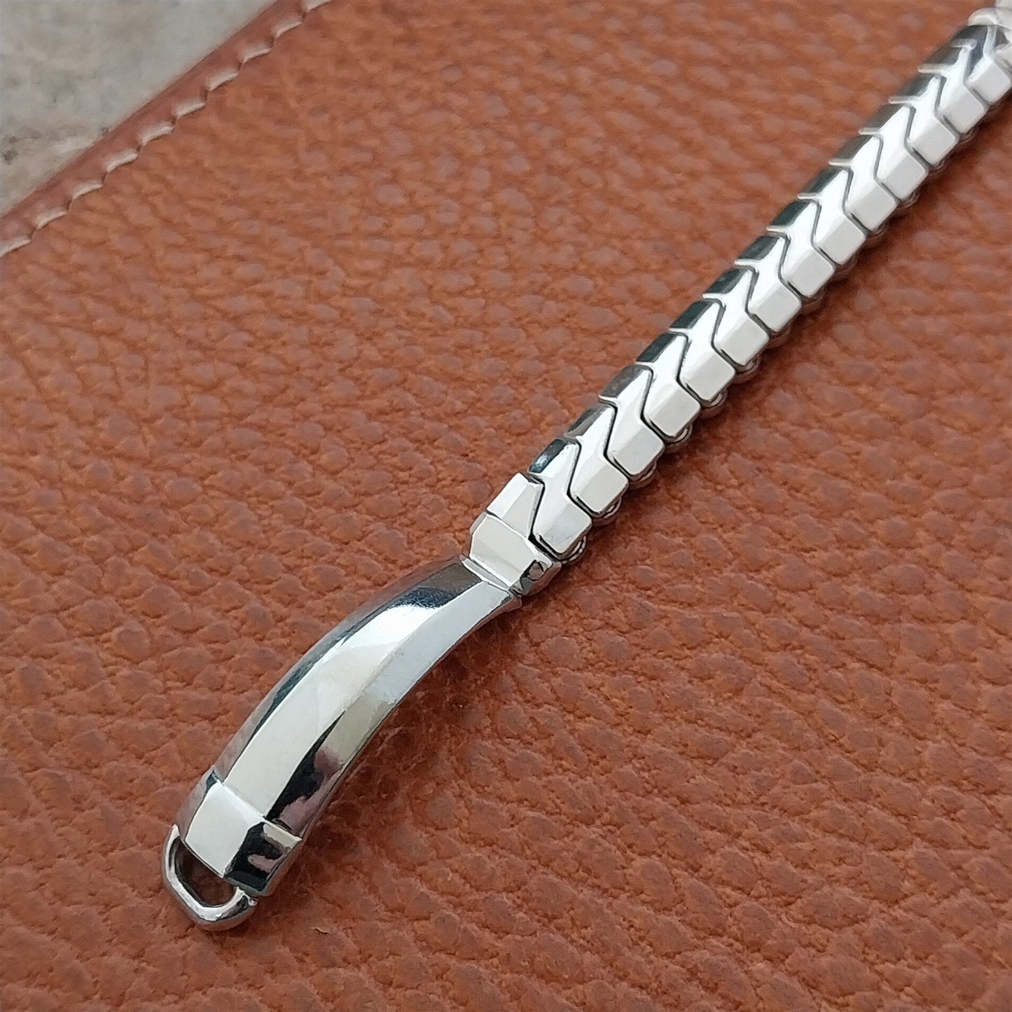White Gold-Fill Ladies Champion Virginia Lee Unused Vintage Cocktail Watch Band