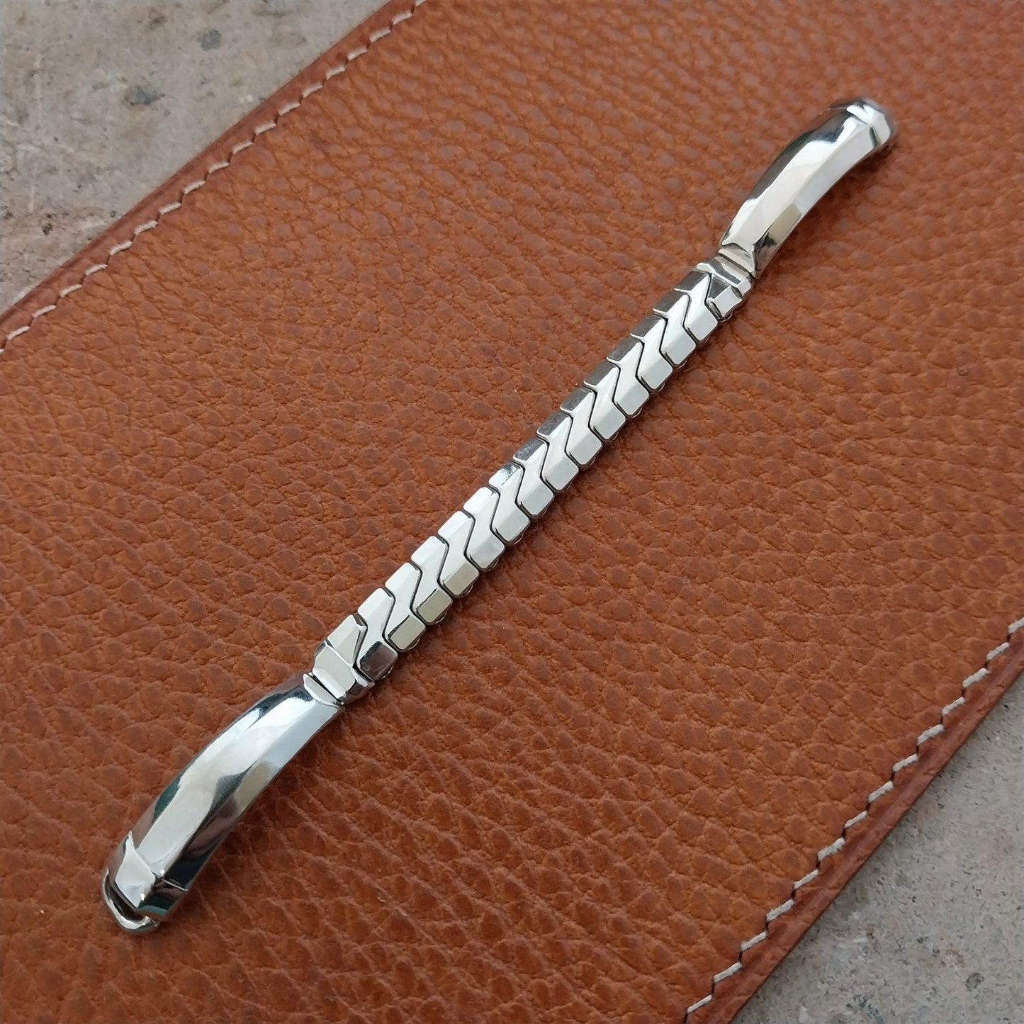 White Gold-Fill Ladies Champion Virginia Lee Unused Vintage Cocktail Watch Band