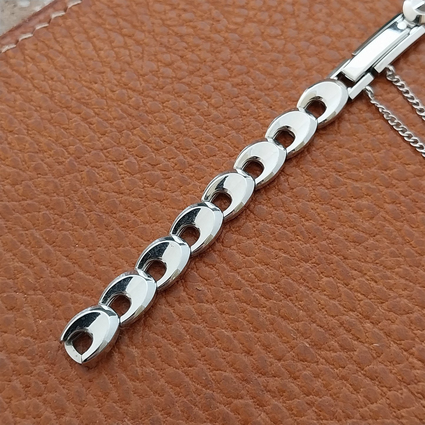 White Gold-Filled Ladies Kreisler Boutique 1950s Vintage Cocktail Watch Band