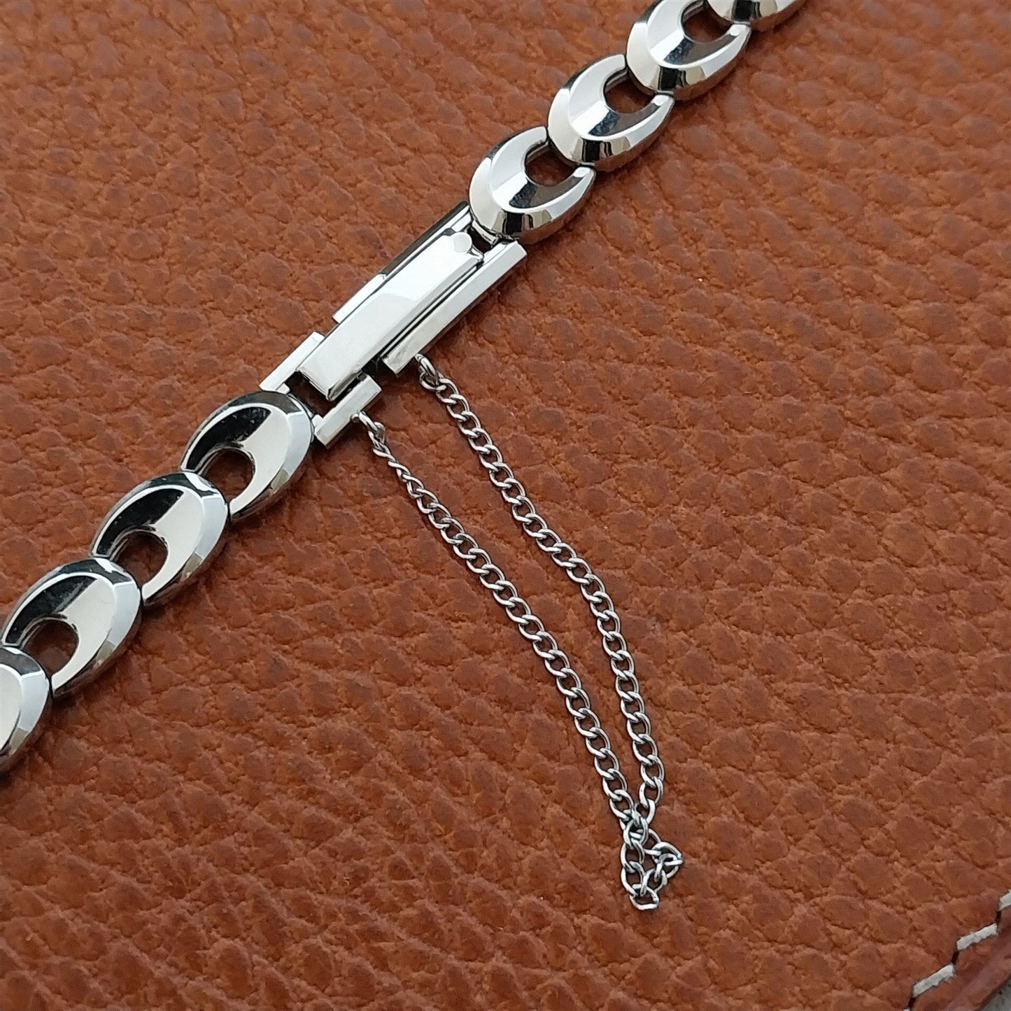 White Gold-Filled Ladies Kreisler Boutique 1950s Vintage Cocktail Watch Band