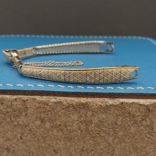 Vintage Ladies Gold-Fill Speidel Gleam& Glisten Unused 1960s Cocktail Watch Band