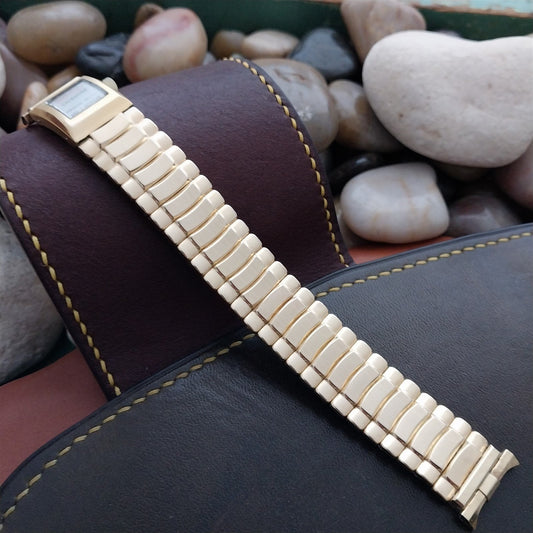 18mm 19mm Champion 10k Gold-Filled Perpetual Calendar 1960s Vintage Watch Band