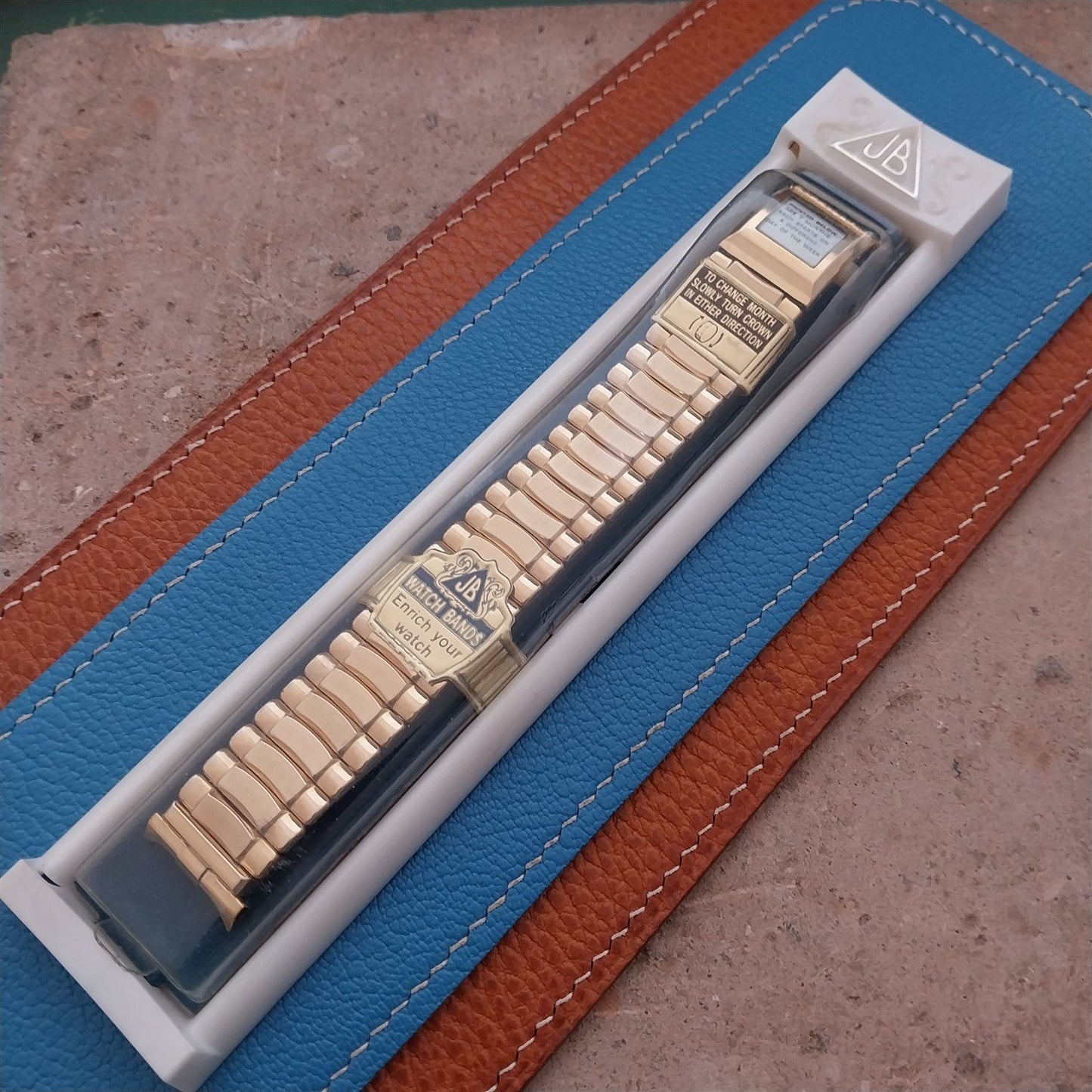 17mm 18mm 19mm Champion Gold-Filled Perpetual Calendar 1960s Vintage Watch Band
