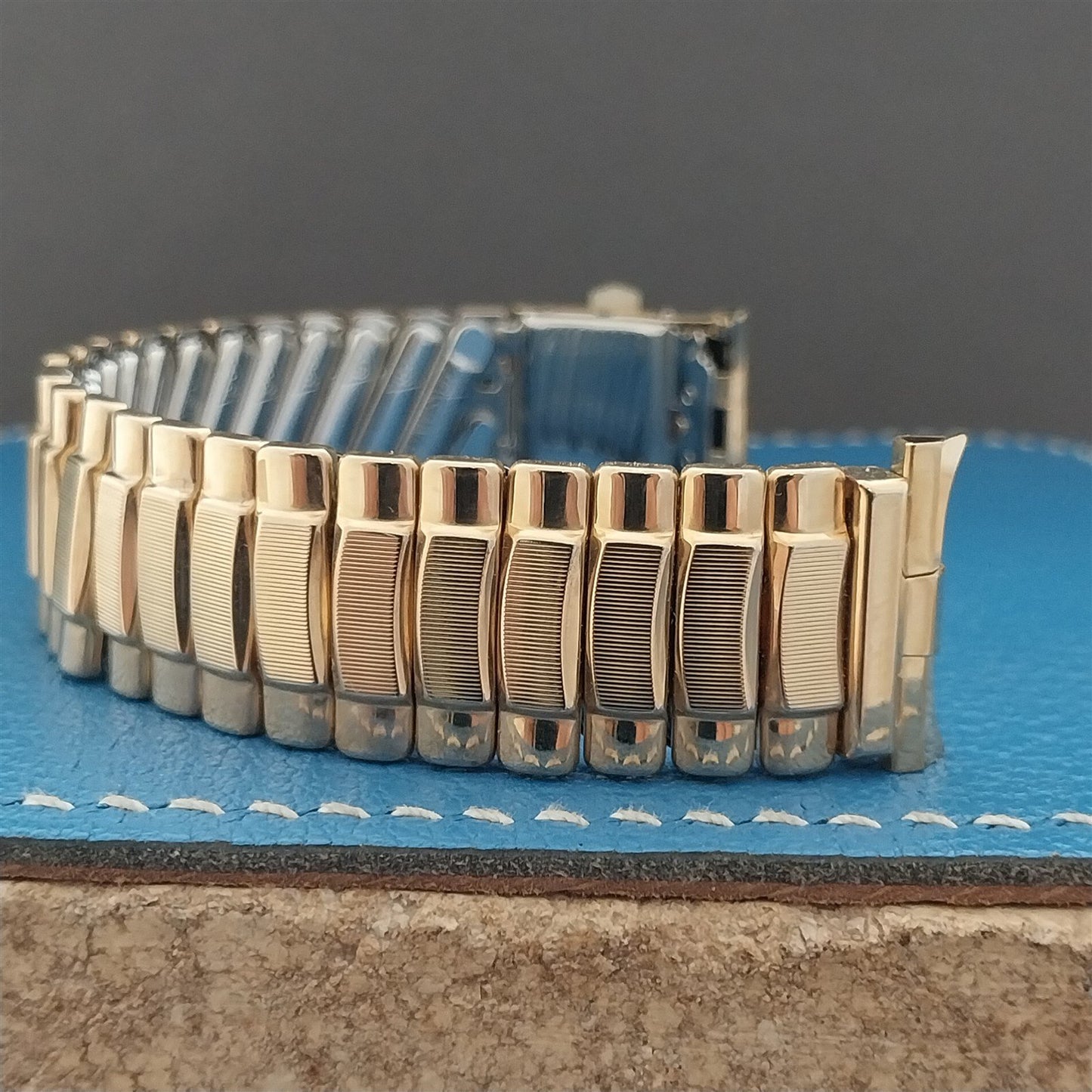 17mm 18mm 19mm Champion Gold-Filled Perpetual Calendar 1960s Vintage Watch Band