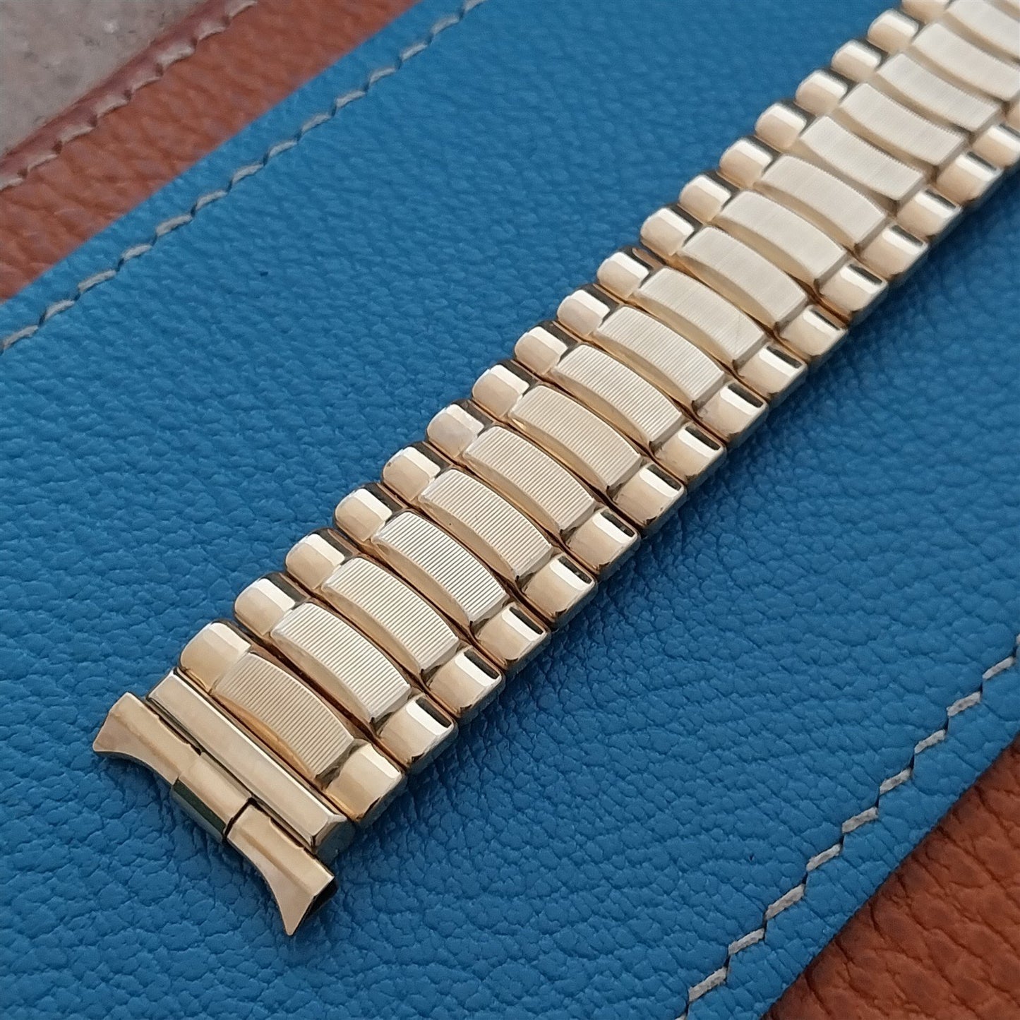 17mm 18mm 19mm Champion Gold-Filled Perpetual Calendar 1960s Vintage Watch Band