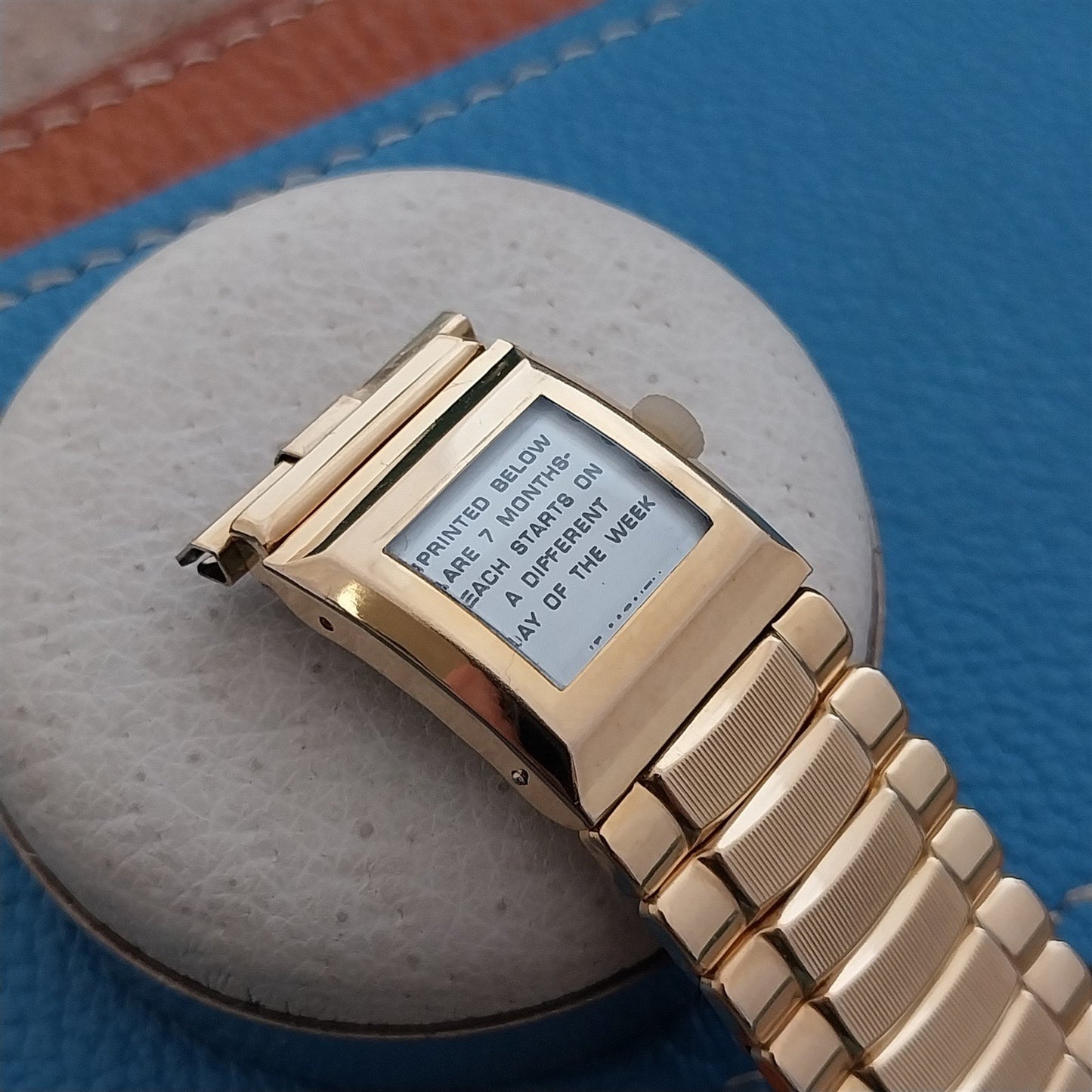 17mm 18mm 19mm Champion Gold-Filled Perpetual Calendar 1960s Vintage Watch Band