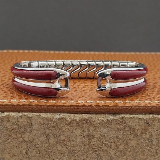 White Gold-Filled Elsa Schiaparelli Kreisler Unused Vintage Cocktail Watch Band