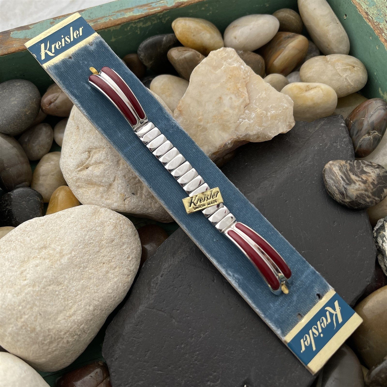 White Gold-Fill Elsa Schiaparelli Kreisler Mid Century Unused Vintage Watch Band