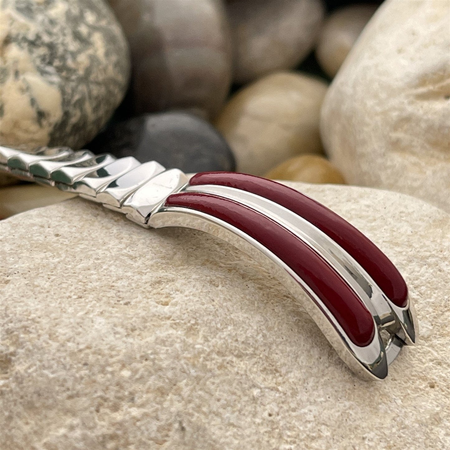 White Gold-Fill Elsa Schiaparelli Kreisler Mid Century Unused Vintage Watch Band