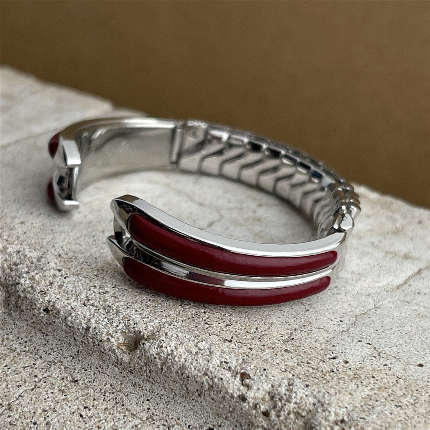 White Gold-Fill Elsa Schiaparelli Kreisler Mid Century Unused Vintage Watch Band