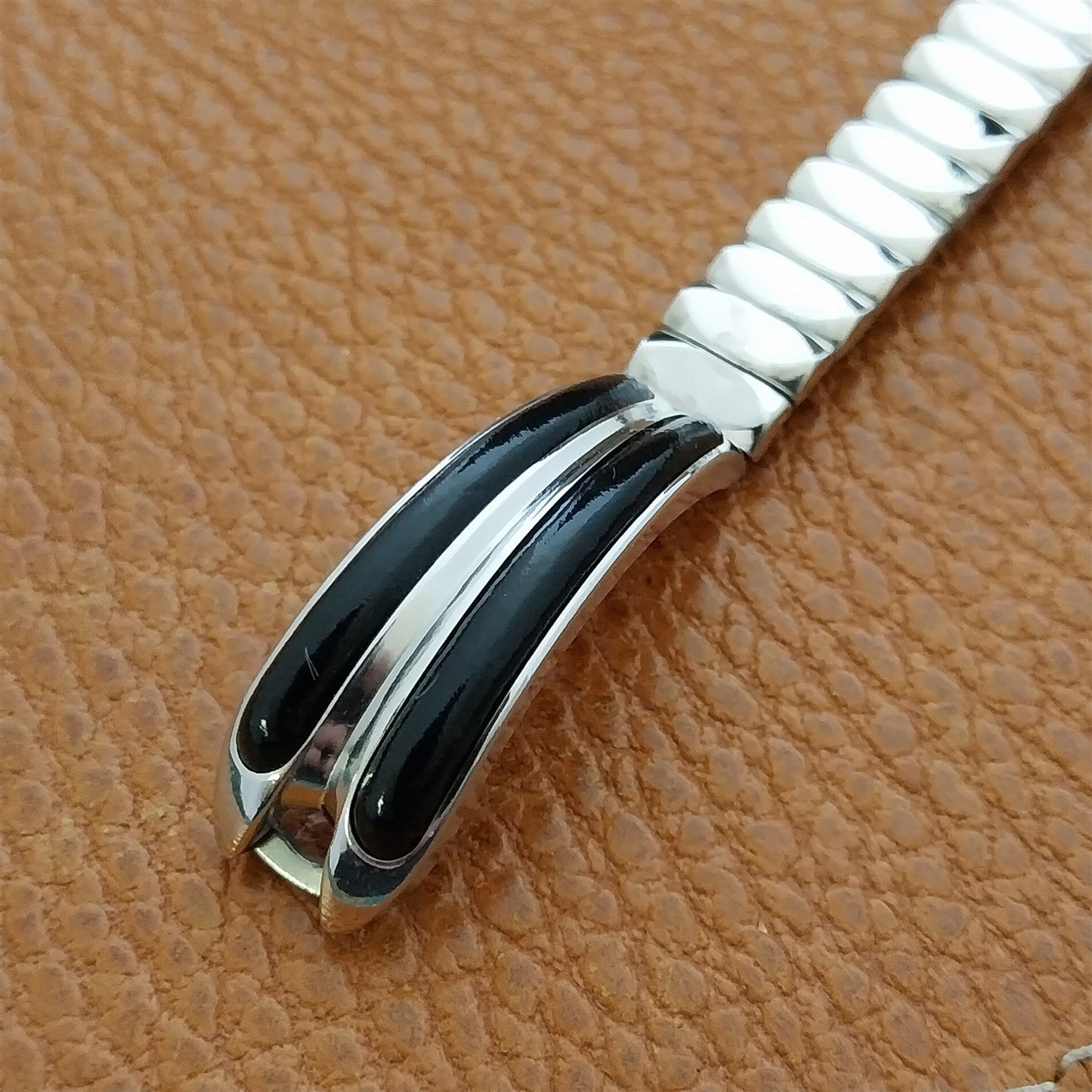 White Gold-Fill Elsa Schiaparelli Kreisler Mid Century Unused Vintage Watch Band