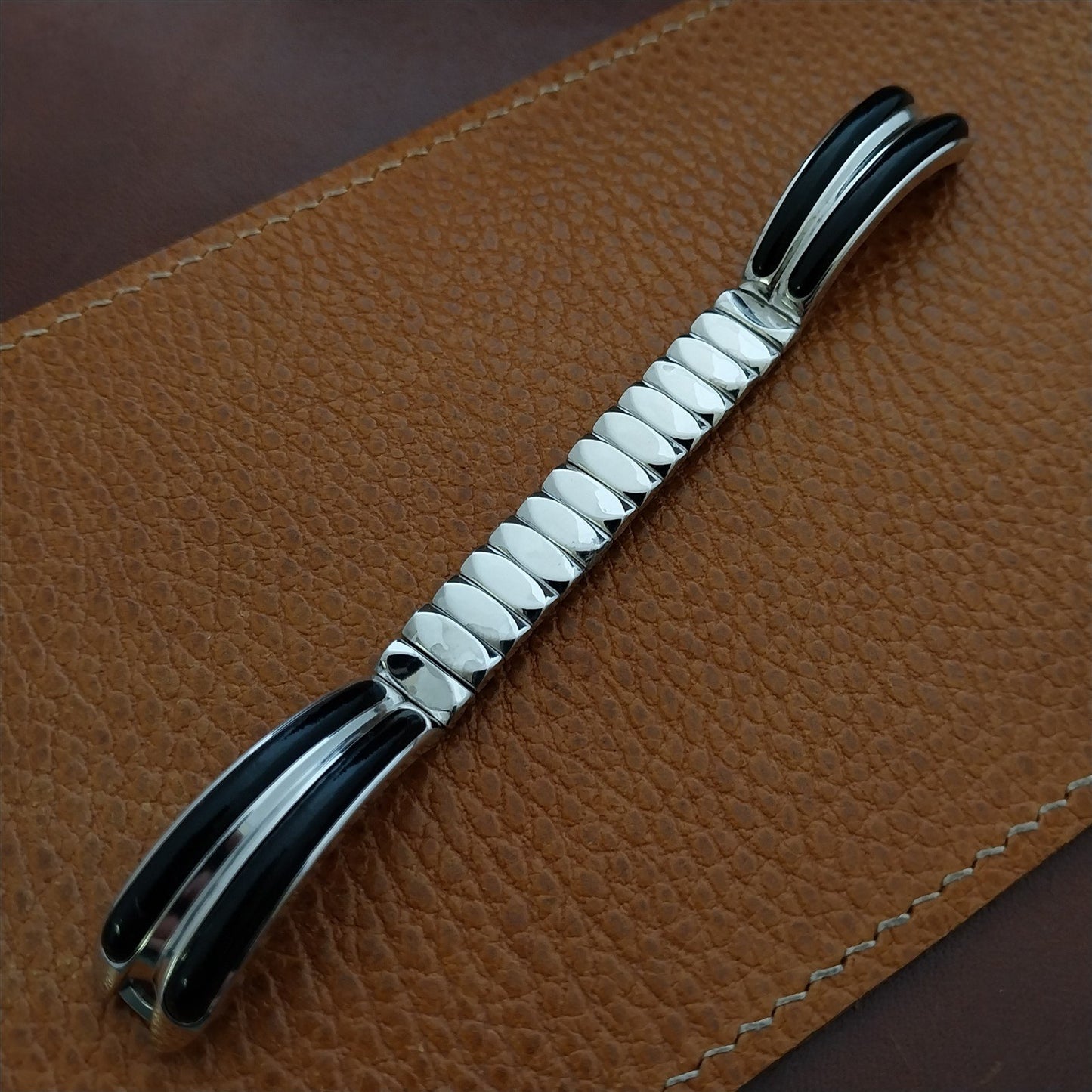 White Gold-Fill Elsa Schiaparelli Kreisler Mid Century Unused Vintage Watch Band