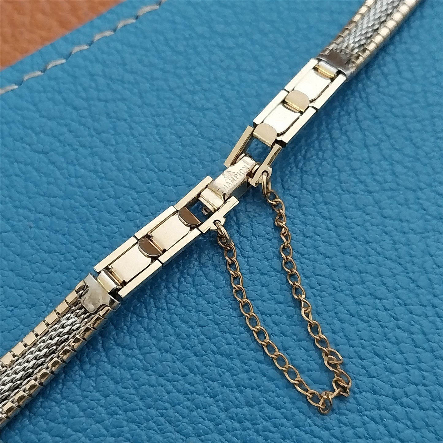 Ladies Gold-Fill Rhinestone JB Champion Unused 1960s Vintage Cocktail Watch Band