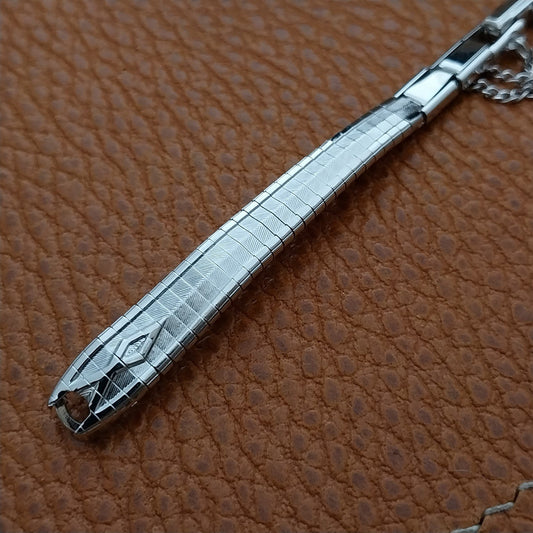 Vintage White Gold-Filled Kreisler 1960s Unused Ladies Cocktail Watch Band