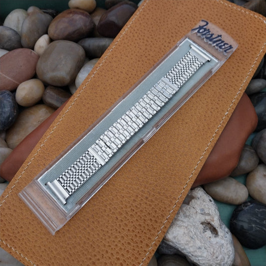 1950s Stainless Steel Mesh Forstner USA Made Classic Unused Vintage Watch Band