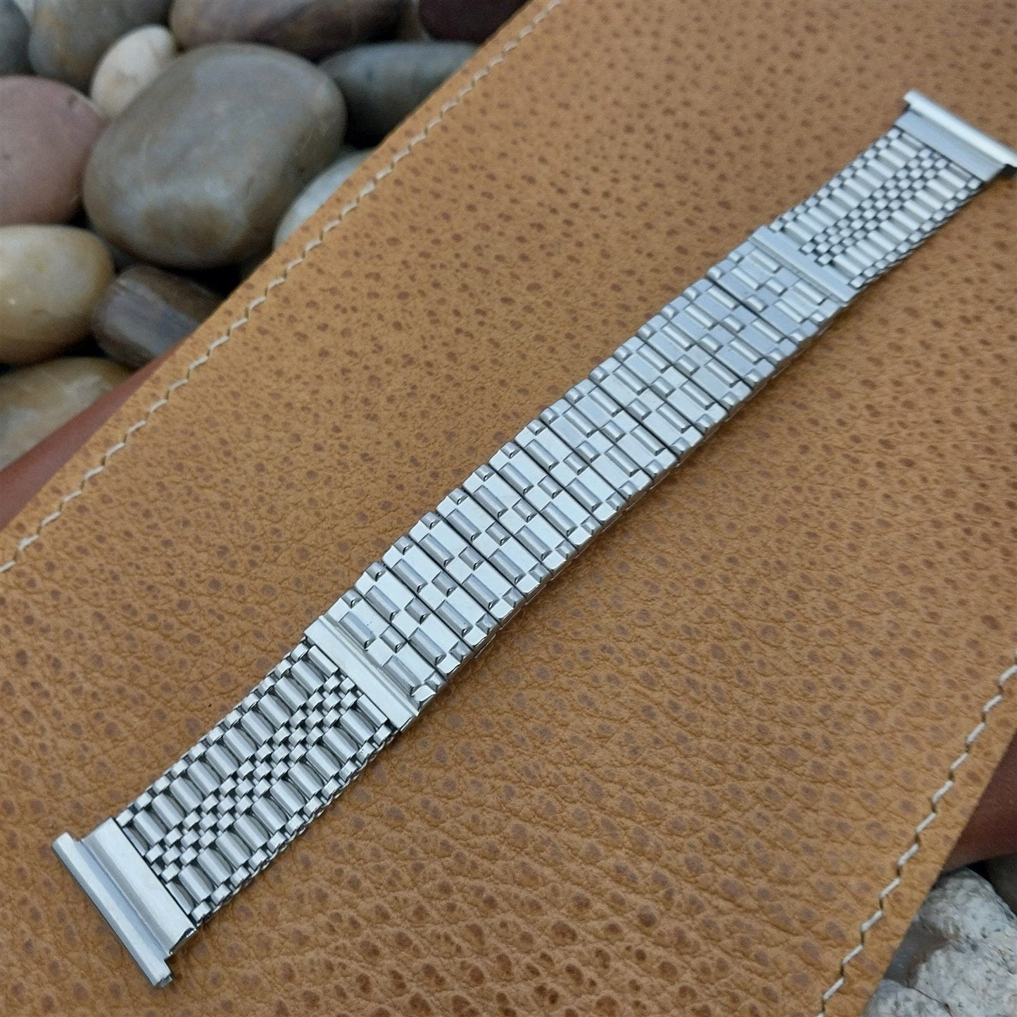 1950s Stainless Steel Mesh Forstner USA Made Classic Unused Vintage Watch Band