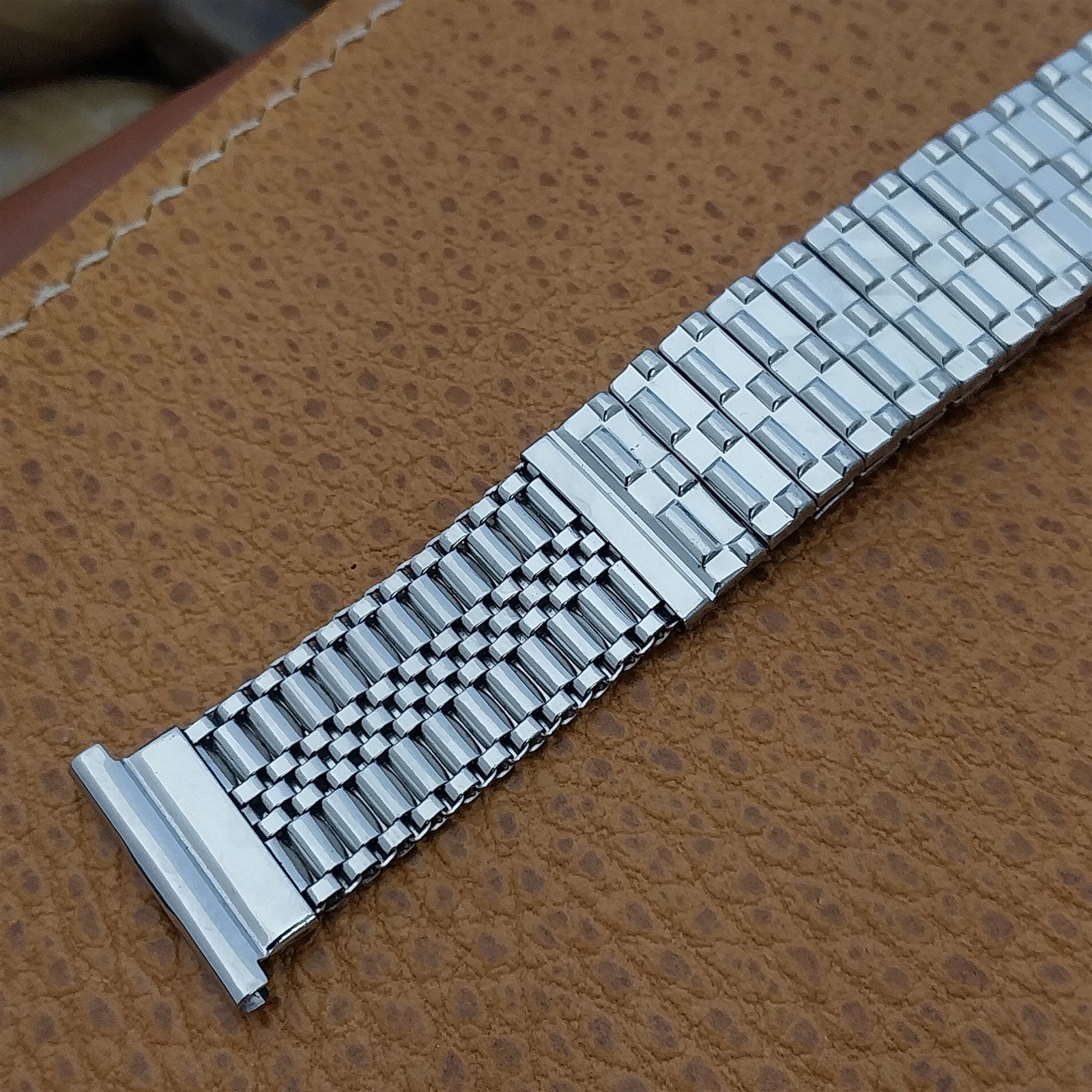 1950s Stainless Steel Mesh Forstner USA Made Classic Unused Vintage Watch Band