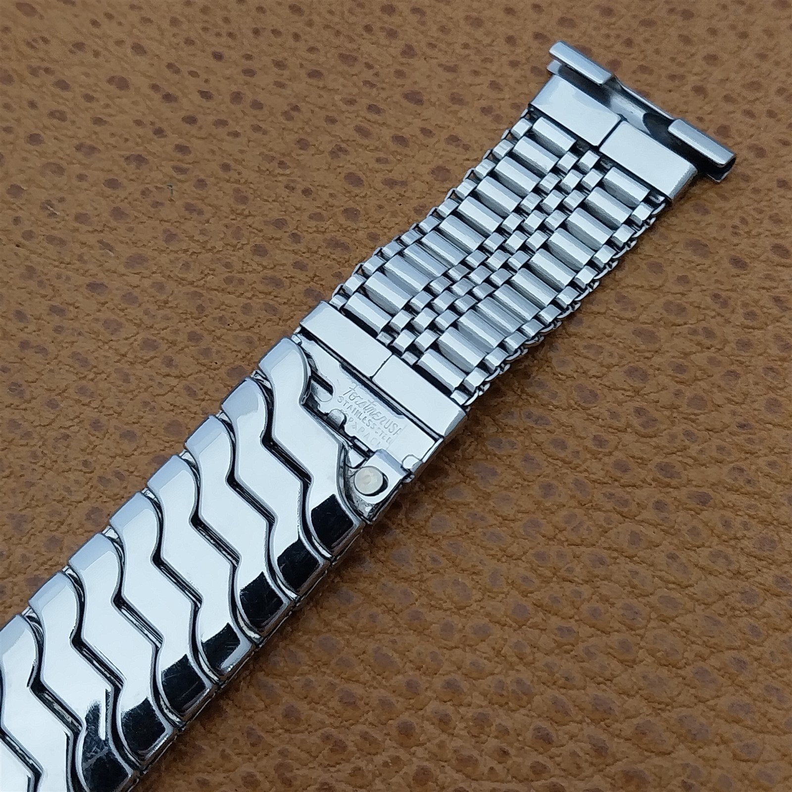 1950s Stainless Steel Mesh Forstner USA Made Classic Unused Vintage Watch Band