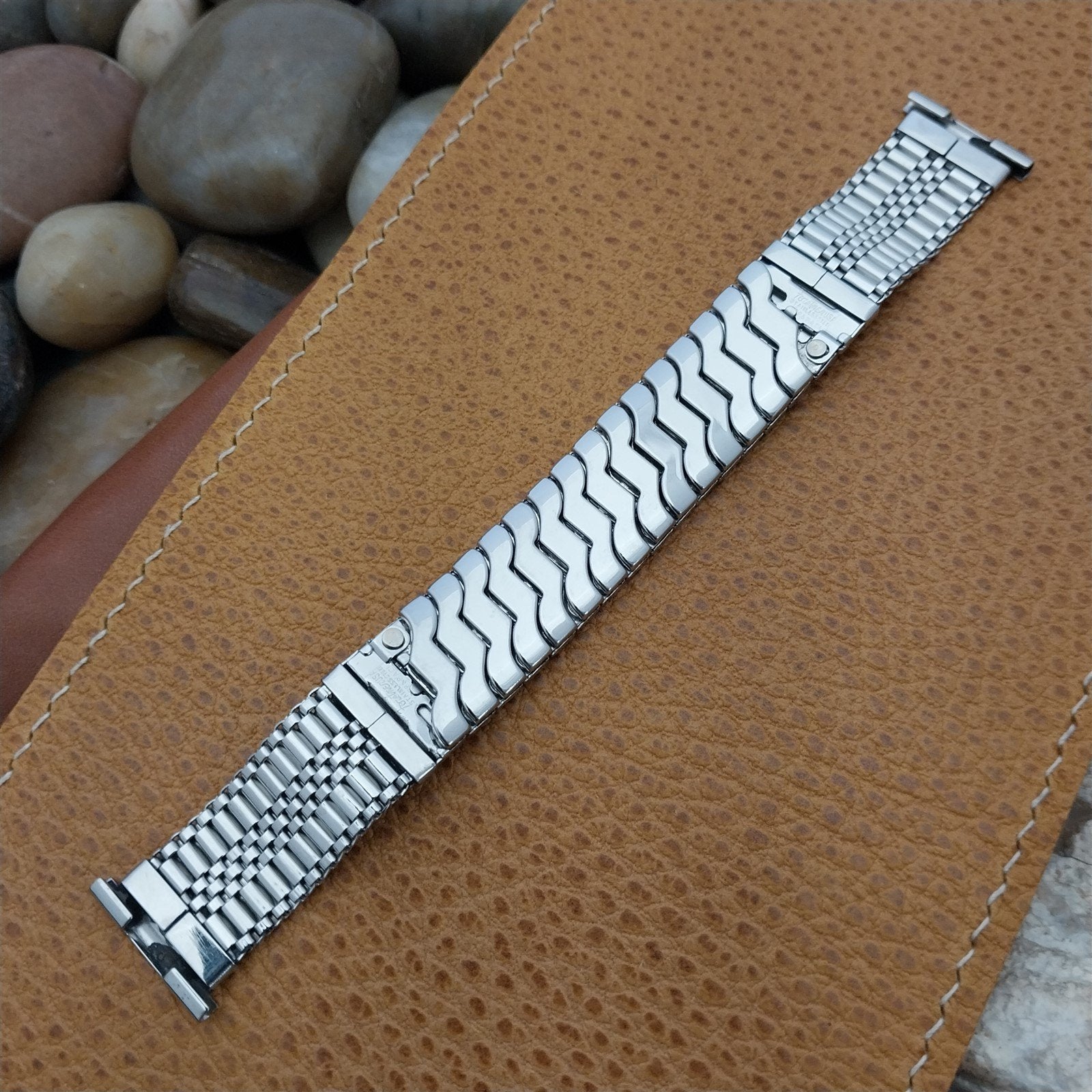 1950s Stainless Steel Mesh Forstner USA Made Classic Unused Vintage Watch Band