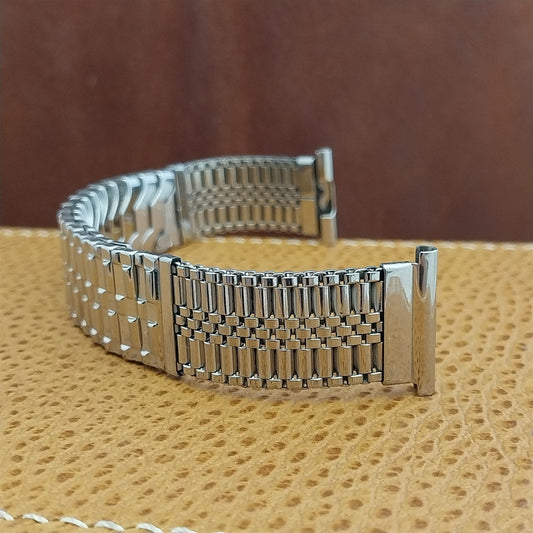 1950s Stainless Steel Mesh Forstner USA Made Classic Unused Vintage Watch Band