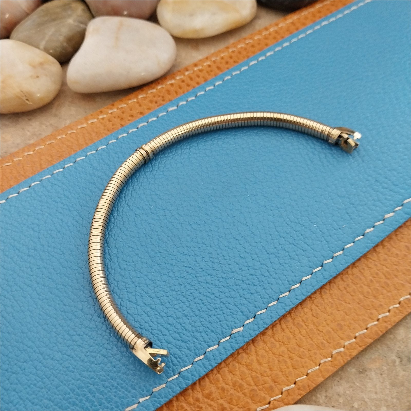 12k Yellow Gold-Filled Forstner Ladies Expansion Unused 1950s Vintage Watch Band