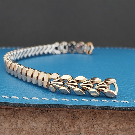 1950s Vintage Ladies 10K Gold-Fill Gemex Single Lug Unused Cocktail Watch Band