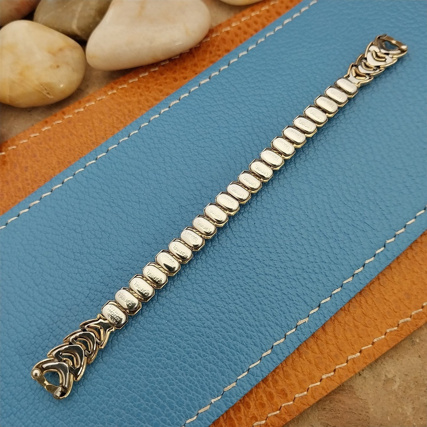 Ladies 10k Yellow Gold-Filled Speidel Golden Harvest Unused Vintage Watch Band