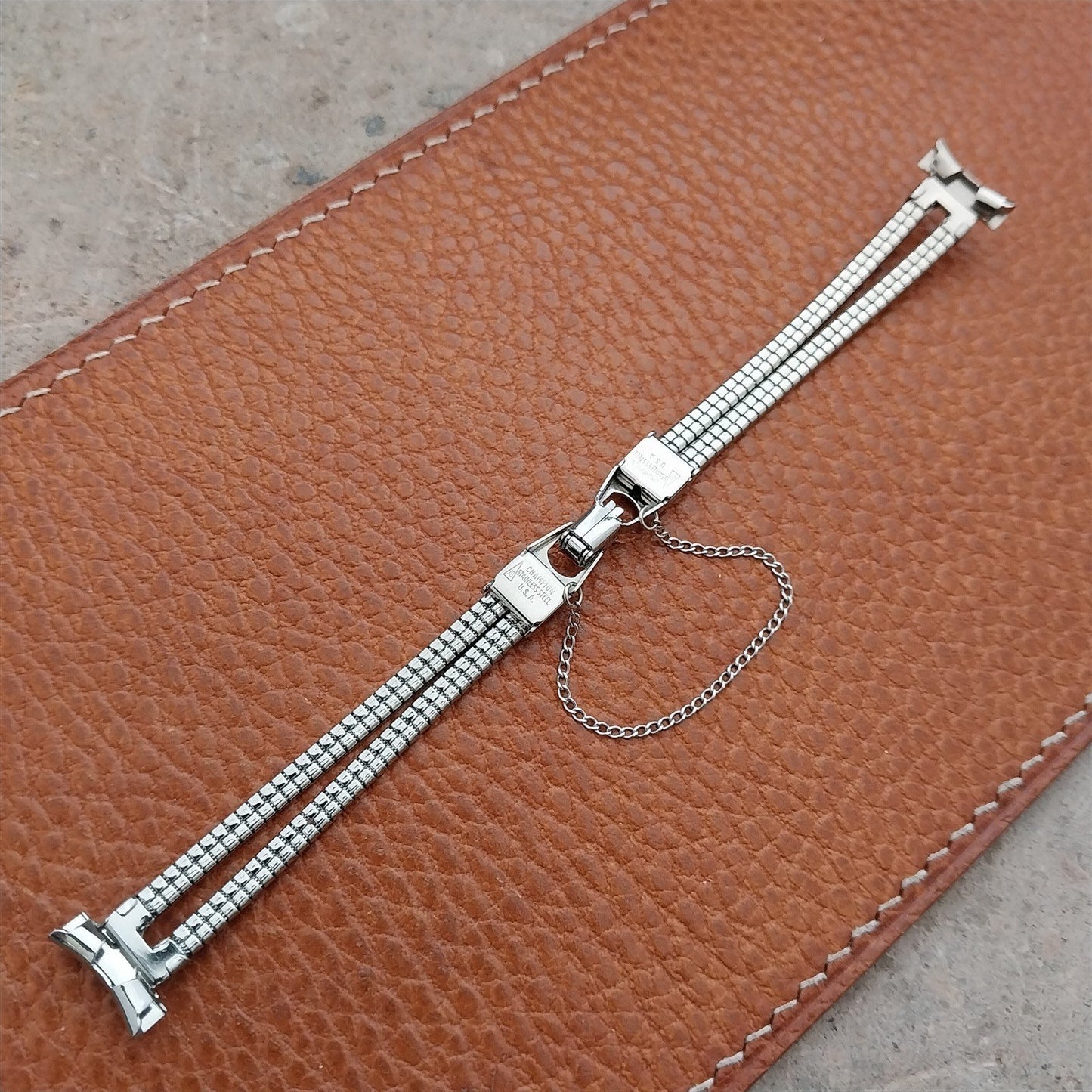 1/2" Stainless Steel JB Champion Ladies Vintage Cocktail Watch Band