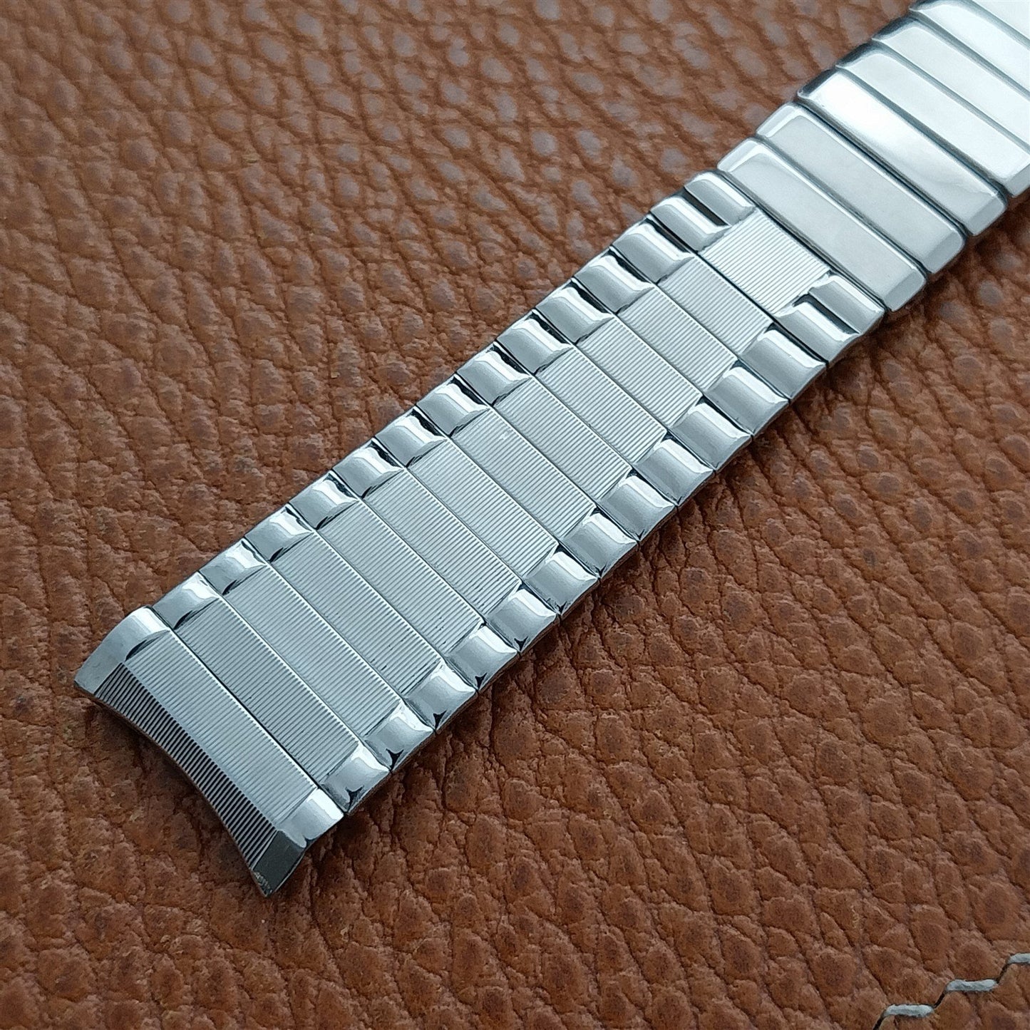 17.2mm Stainless Steel Baldwin Expansion Unused Classic 1960s Vintage Watch Band