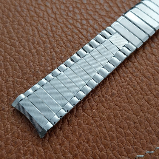 17.2mm Stainless Steel Baldwin Expansion Unused Classic 1960s Vintage Watch Band