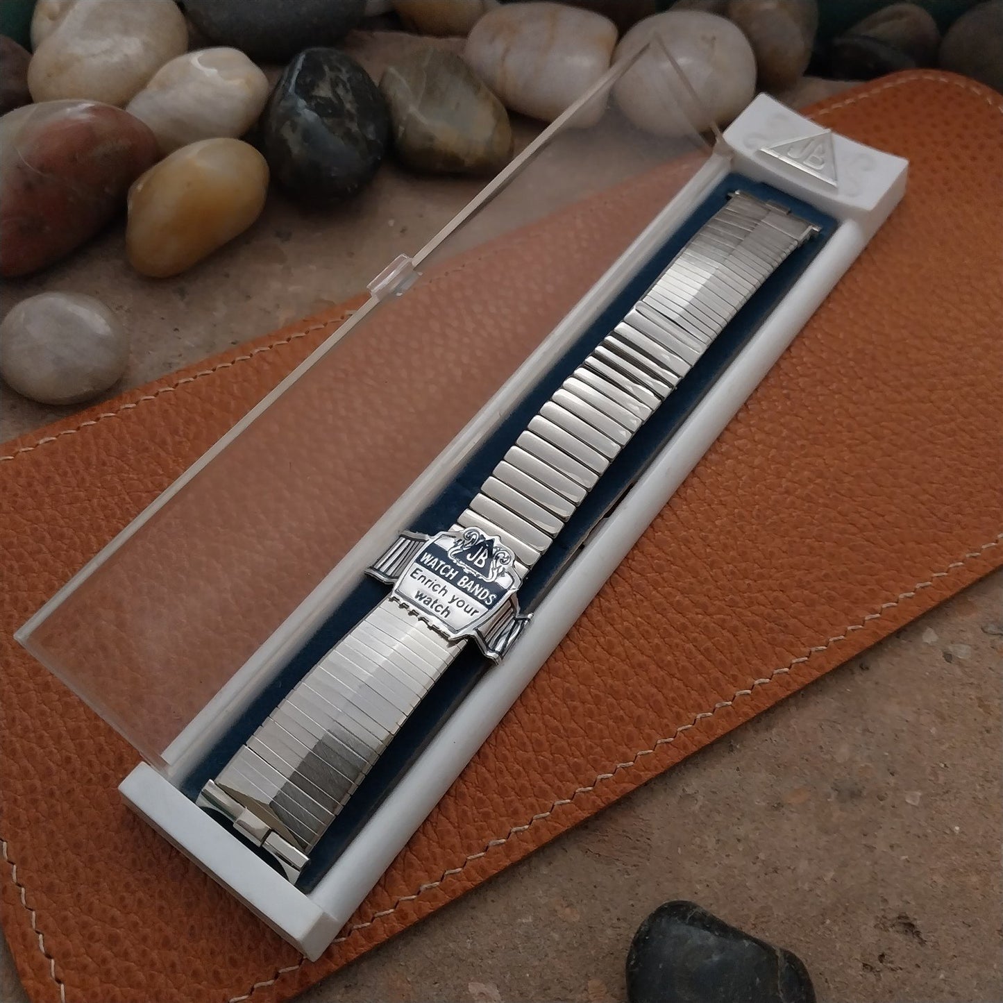 19mm 18mm mcm JB Champion Stainless Steel 1960s Unused Vintage Watch Band