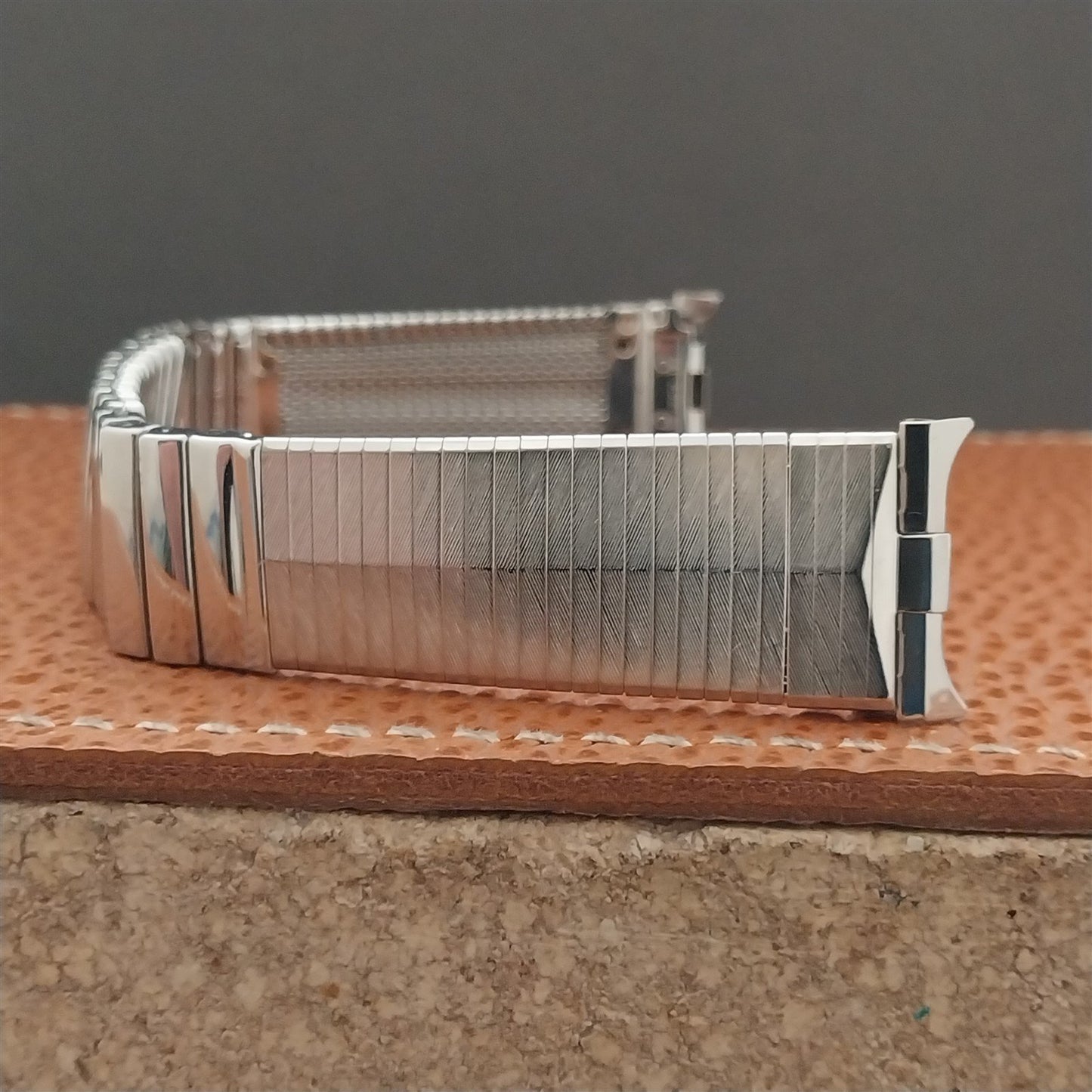 19mm 18mm mcm JB Champion Stainless Steel 1960s Unused Vintage Watch Band