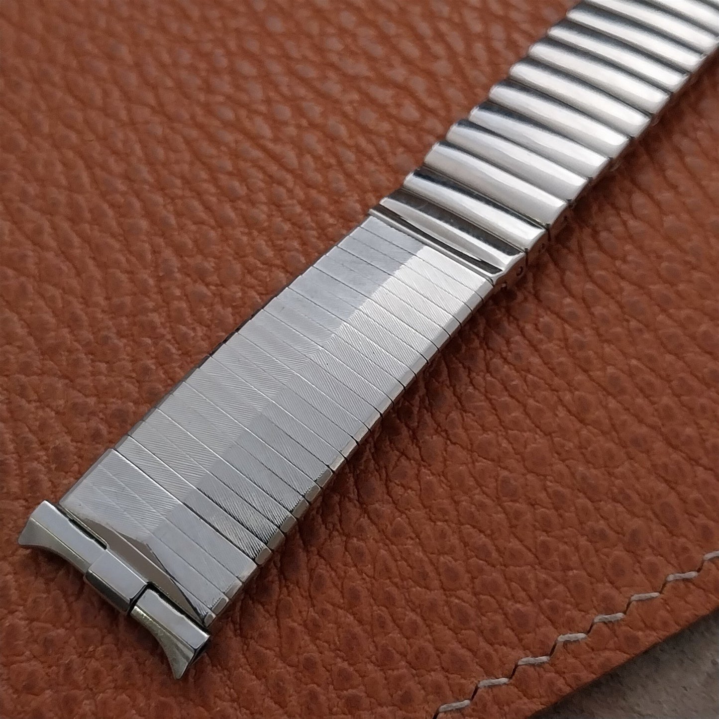 19mm 18mm mcm JB Champion Stainless Steel 1960s Unused Vintage Watch Band