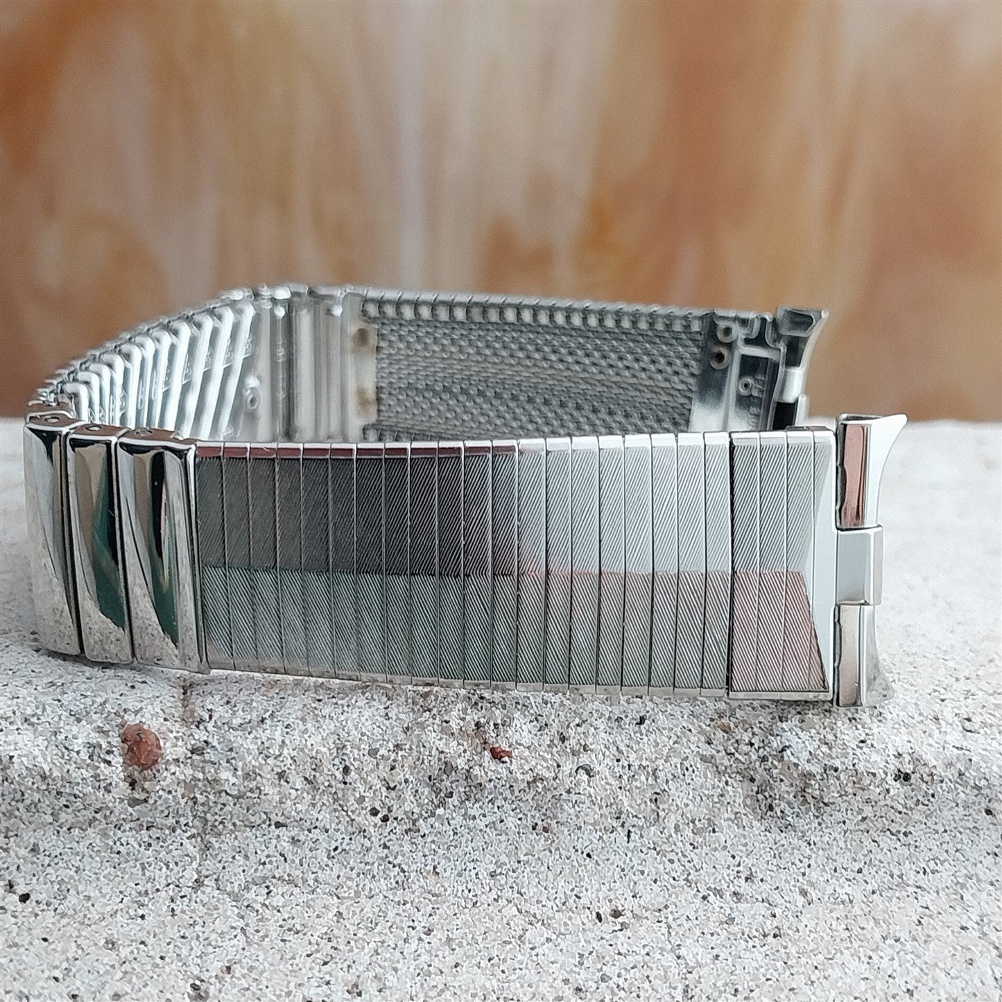 19mm 18mm mcm JB Champion Stainless Steel 1960s Unused Vintage Watch Band