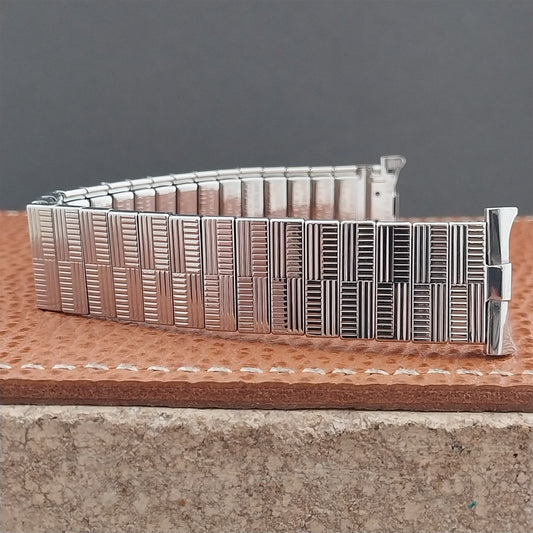 19mm 18mm JB Champion Stainless Steel PrestoFlex 1960s Unused Vintage Watch Band