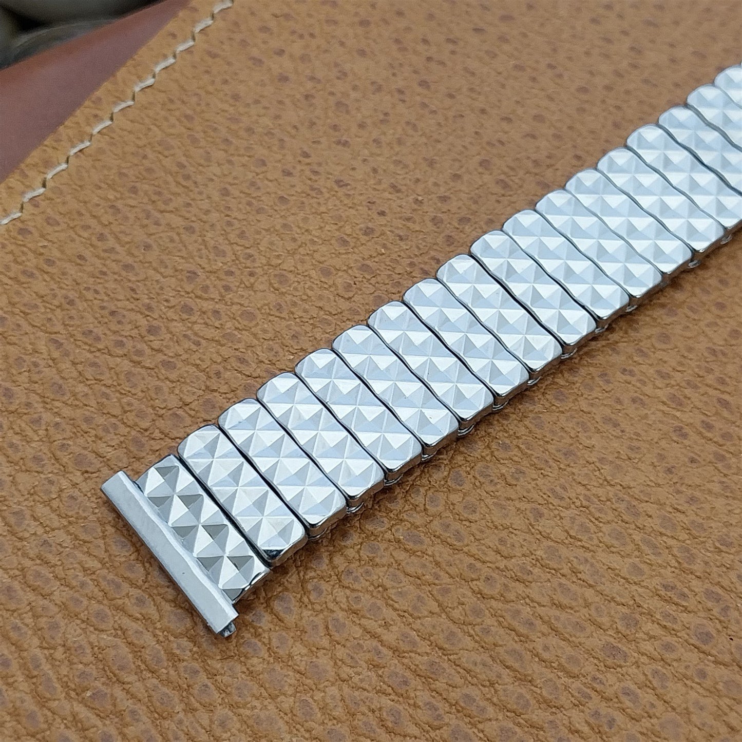 19mm 18mm 1950s JB Diamond Champion Stainless Steel Unused Vintage Watch Band