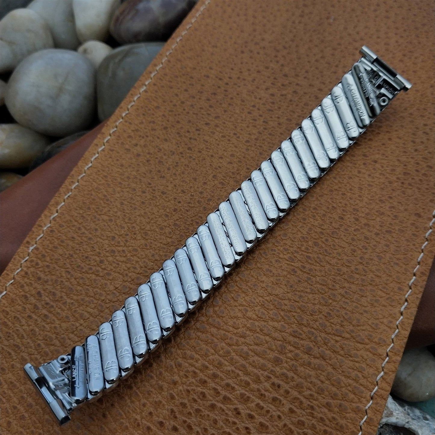 19mm 18mm 1950s JB Diamond Champion Stainless Steel Unused Vintage Watch Band