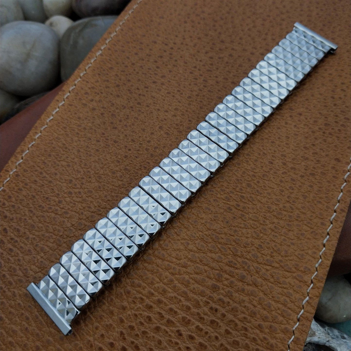 19mm 18mm 1950s JB Diamond Champion Stainless Steel Unused Vintage Watch Band