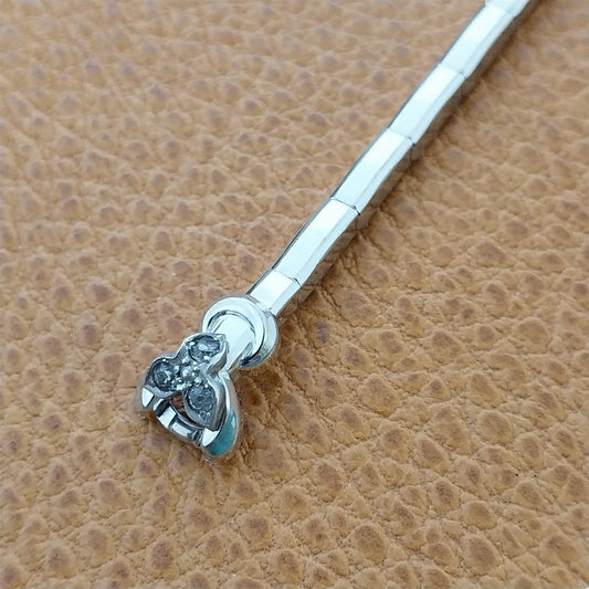 10k Gold-Filled & Diamond Ladies Single-Lug Speidel Unused Vintage Watch Band
