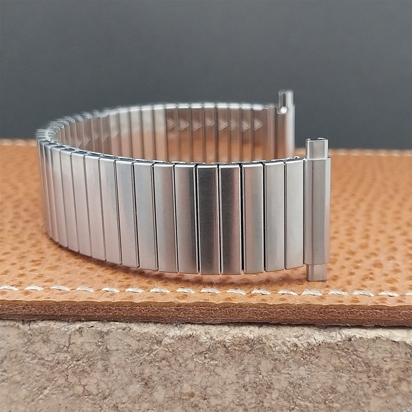 18mm 19mm 20mm JB Champion Brushed Stainless Steel Unused 70s Vintage Watch Band