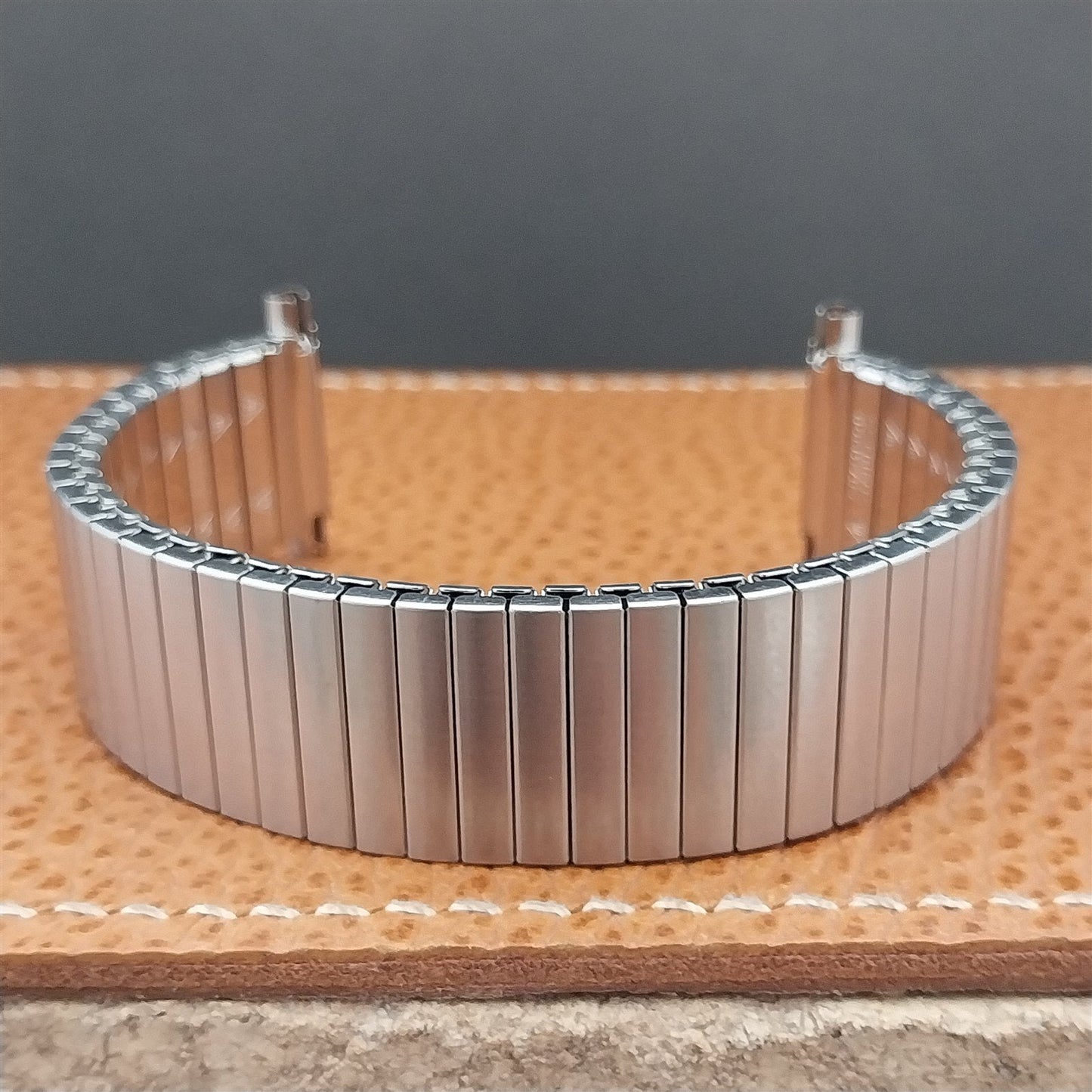 18mm 19mm 20mm JB Champion Brushed Stainless Steel Unused 70s Vintage Watch Band