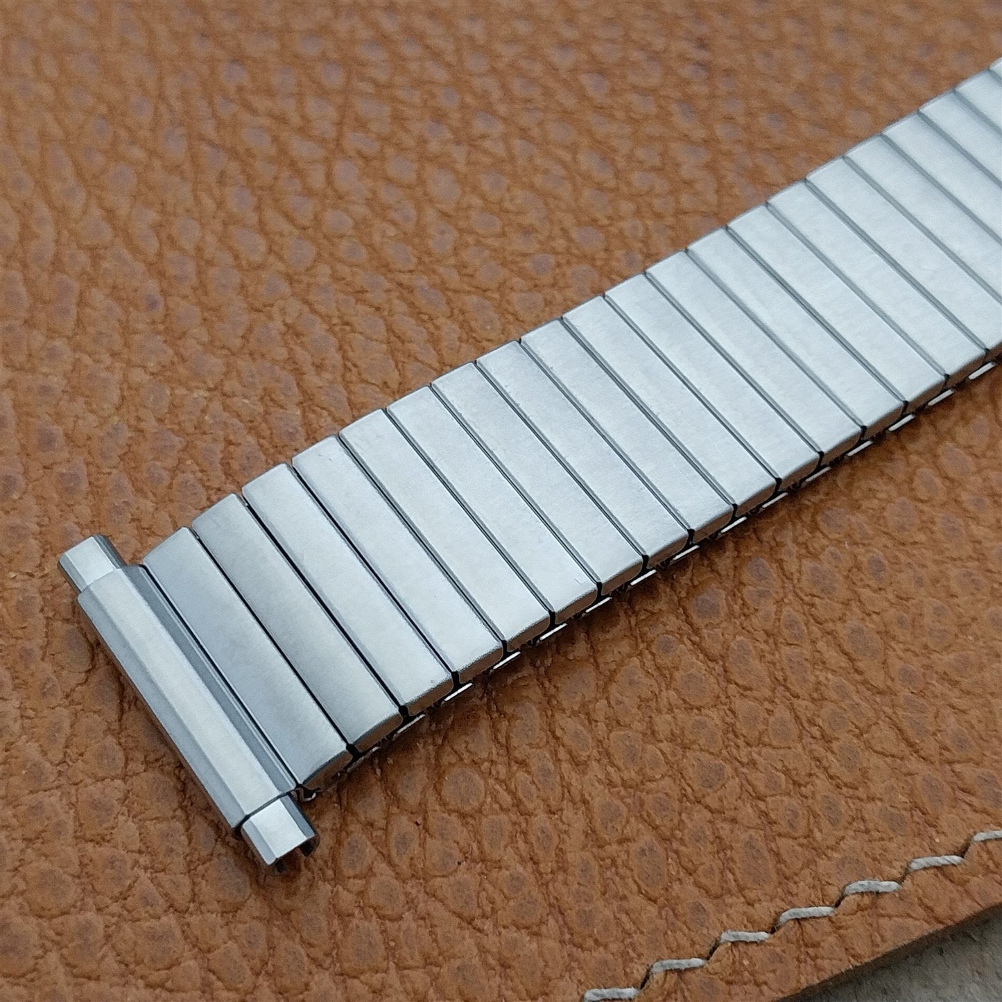 18mm 19mm 20mm JB Champion Brushed Stainless Steel Unused 70s Vintage Watch Band