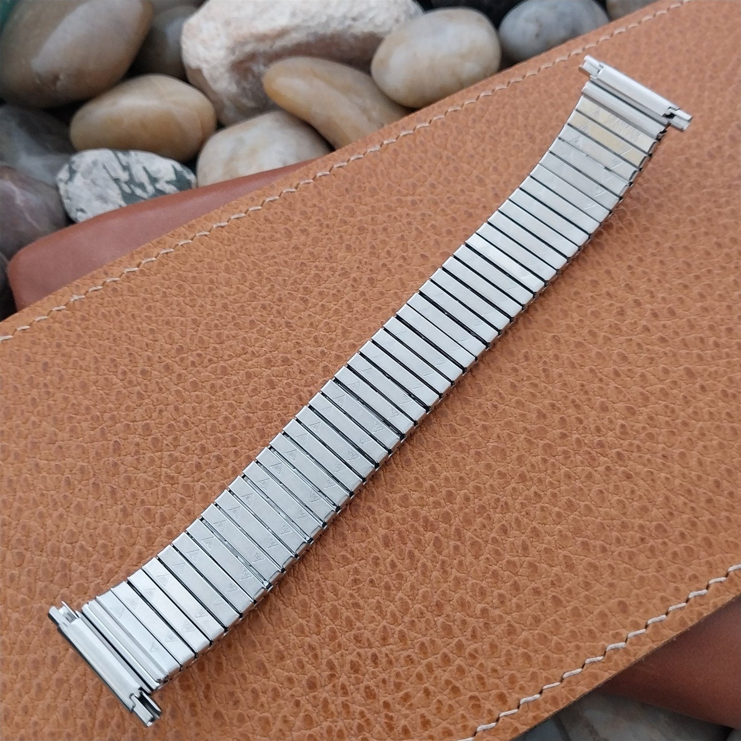 18mm 19mm 20mm JB Champion Brushed Stainless Steel Unused 70s Vintage Watch Band