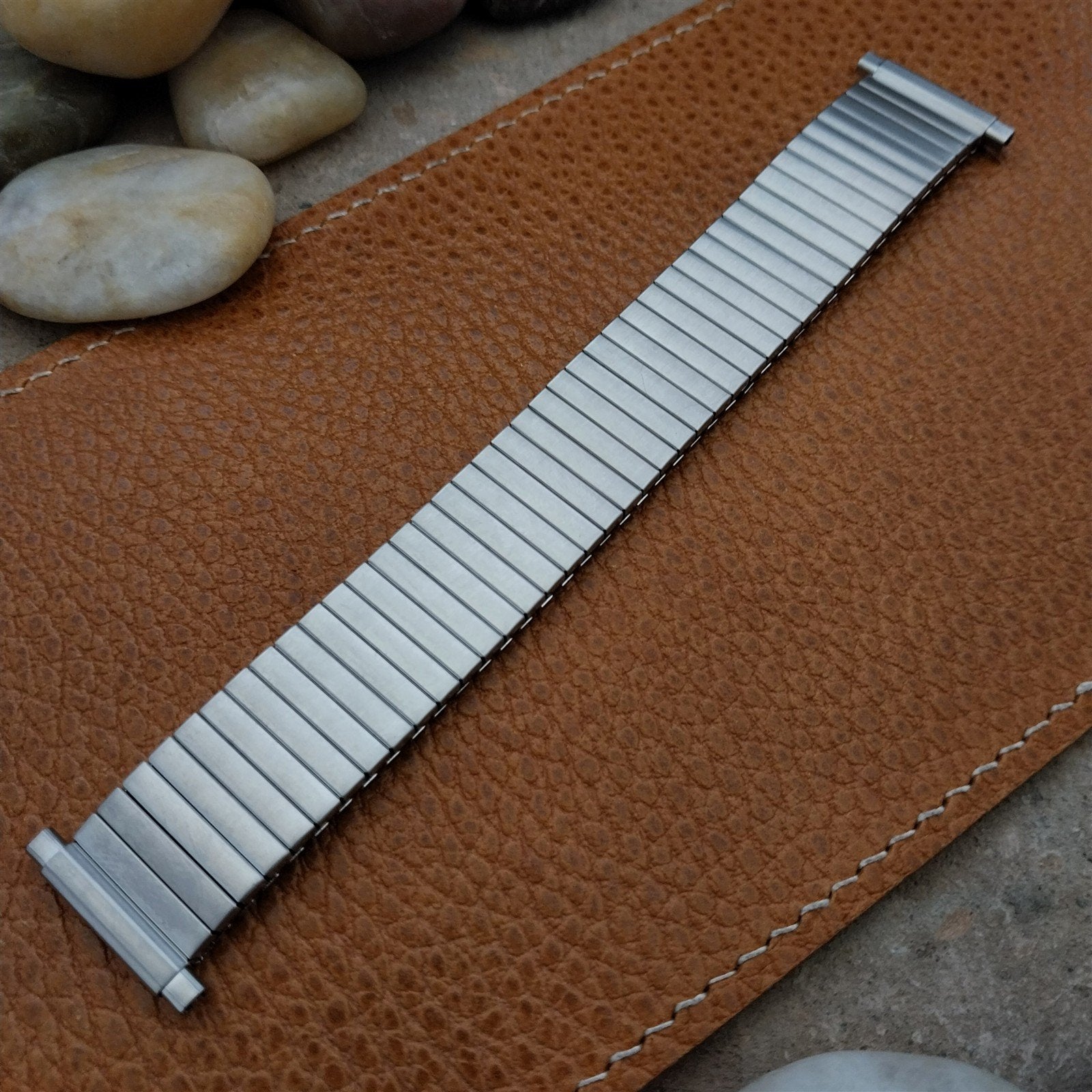 18mm 19mm 20mm JB Champion Brushed Stainless Steel Unused 70s Vintage Watch Band