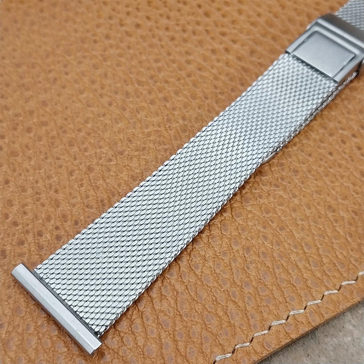 22mm Stainless Mesh Classic Unused 1960s-1970s JB Champion Vintage Watch Band