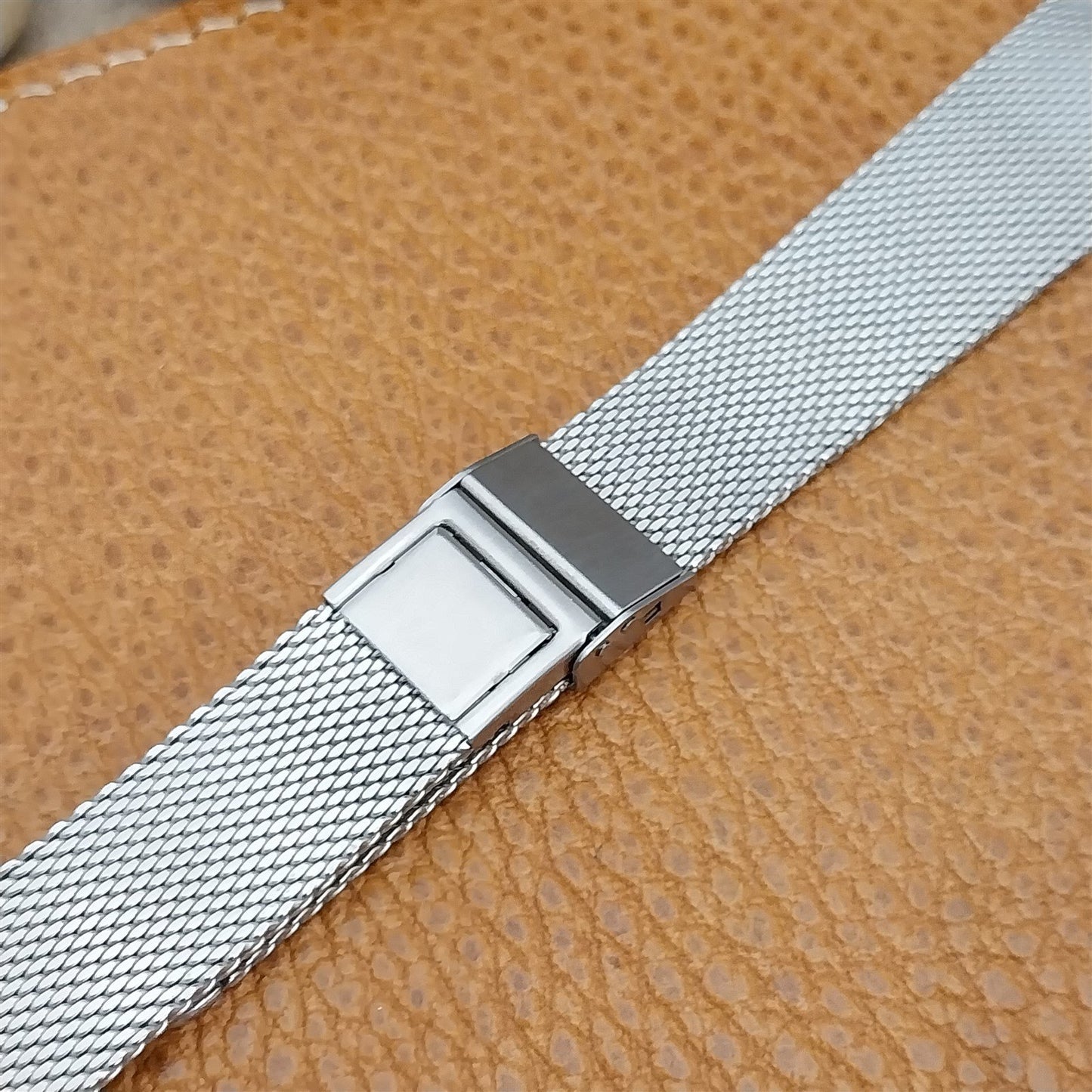 22mm Stainless Mesh Classic Unused 1960s-1970s JB Champion Vintage Watch Band